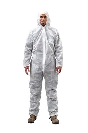 Image de COMBINAISON BLANCHE PP PRS A CAGOULE XXL