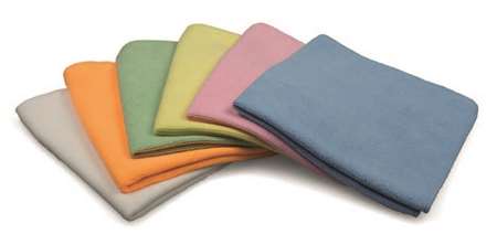 Image de LAVETTE MICROFIBRE TRICOT LUXE 40/40 BLANC X5