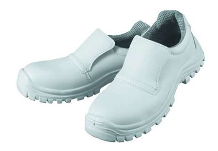 Image de MOCASSIN BLANC SEMELLE PU BOUT ACIER P41