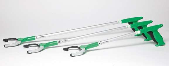 Image de PINCE RAMASSE DECHETS NIPPER 1M AVEC POIGNEE GACHETTE