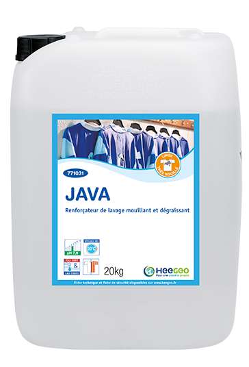 JAVA RENFORCATEUR DE LAVAGE MOUILLANT ET DEGRAISSANT 20 KG