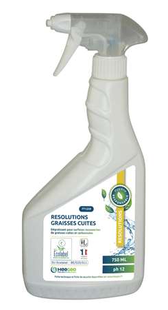 Image de RESOLUTIONS DEGRAISSANT GRAISSES CUITES 750ML ECOLABEL