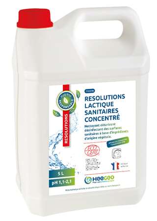 RESOLUTIONS DETARTRANT DESINFECT SANIT CONCENTRE 5L ECOCERT