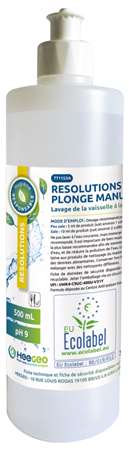Image de RESOLUTIONS PLONGE MANUELLE GLYCERINE 500ML ECOLABEL