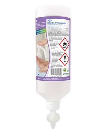 GEL HYDROALCOOLIQUE MAINS FLACON AIRLESS 1L