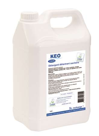 Image de KEO DETERGENT DETARTRANT SANITAIRE 5L ECOLABEL 