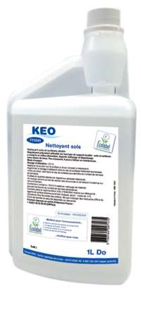 KEO NETTOYANT SOLS FLACON DOSEUR 1L ECOLABEL