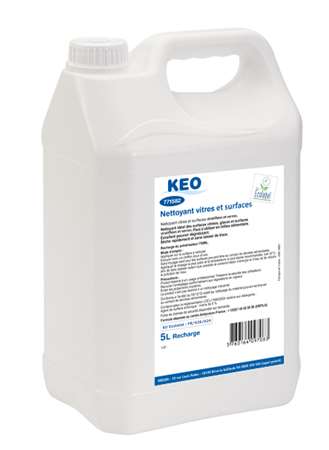 KEO NETTOYANT VITRES ET SURFACES 5L ECOLABEL