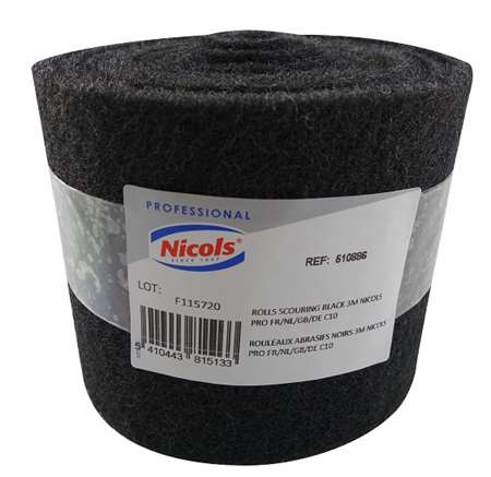 Image de TAMPON NOIR ROULEAU 3 METRES AO