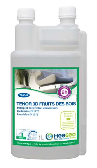 Image de TENOR 3D DETERGENT DESINF DESODO FRUITS DES BOIS KERDOSE1L