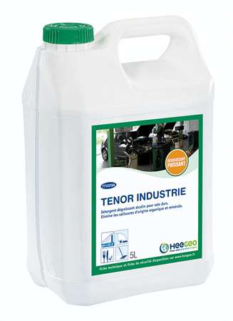 TENOR INDUSTRIE DETERGENT DEGRAISSANT ALCALIN SOLS DURS 5L
