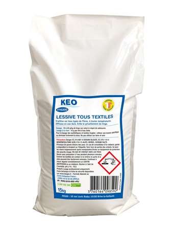 Image de KEO LESSIVE LINGE TOUS TEXTILES FLEURI 10KG