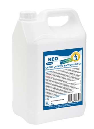 KEO SAVON MAINS CREME LAVANTE BACTERICIDE MAINS 5L