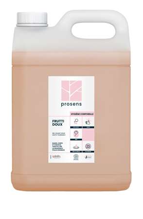 Image de SAVON FRUTTI DOUX CORPS ET CHEVEUX BIDON 5L ECOCERT