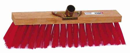 Image de BALAI CANTONNIER PVC ROUGE GROS TRAVAUX 40CM