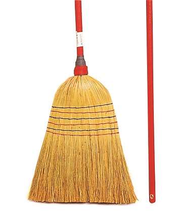 Image de BALAI PAILLE DE RIZ EXTERIEUR 6 FILS POIRE ROULEE