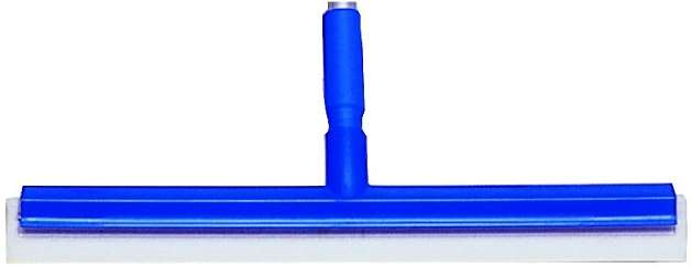 Image de RACLETTE POLYPROPYLENE 40CM MONTURE BLEUE+MOUSSE BLANCHE