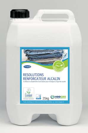 Image de RESOLUTIONS RENFORCATEUR LAVAGE ALCALIN 25KG ECOLABEL