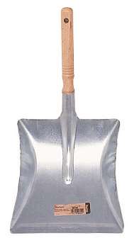 Image de PELLE METAL LAQUEE MANCHE BOIS BRUT