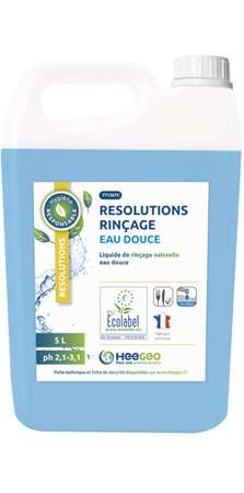 RESOLUTIONS RINCAGE EAU DOUCE 5L ECOLABEL