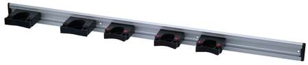 Image de RAIL 5 SUPPORTS DE MANCHE TOOLFLEX RAIL ALU 90CM ÉQUIPÉ