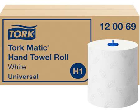 Image de EM ROULEAU TORK MATIC PREMIUM BLANC 2P H1