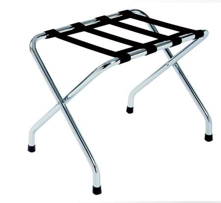 RACK A BAGAGES SANS DOSSERET METAL CHROME