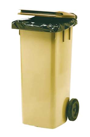 Image de HOUSSE CONTENEUR 1100L BD NOIR STANDARD COLIS DE 50