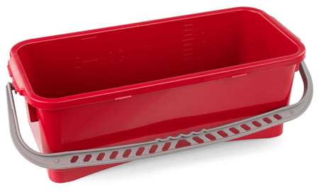 Image de SEAU RECTANGULAIRE GRADUE 10L ROUGE
