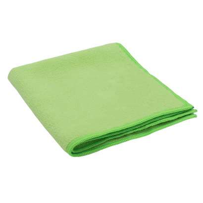 Image de LAVETTE MICROFIBRE RECYCLED VERT SOFT RECYCLE 38X38 300G/M²