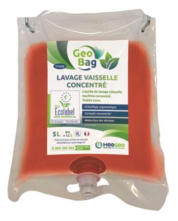 Image de GEOBAG LAVAGE VAISSELLE CONCENTRE POCHE DE 5L ECOLABEL
