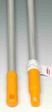 Image de MANCHE ALU ANODISE 140CM ALIMENTAIRE BOUT JAUNE