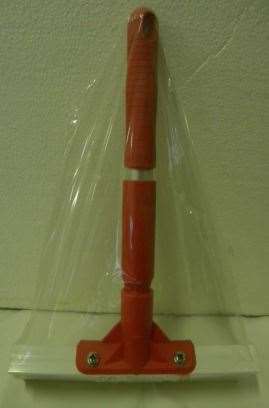 Image de RACLETTE 35CM PLAN DE TRAVAIL AVEC POIGNEE ROUGE