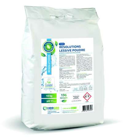Image de RESOLUTIONS LESSIVE POUDRE 10KG ECOLABEL