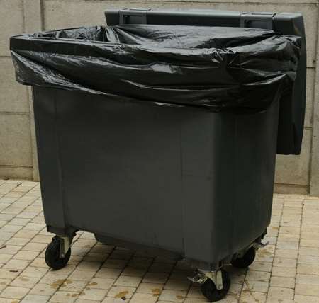 Image de HOUSSE CONTENEUR 750L BD RENF NOIR 35µ 1930X1500MM X50