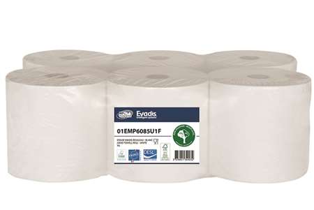 Image de EM ROULEAUX 2P GAUFRE PLUG 150M BLANC ECOLABEL