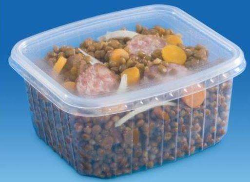 Image de BARQUETTE PP 250cc+COUV 108/82H52mm PACKCHALEUR COLIS DE 250