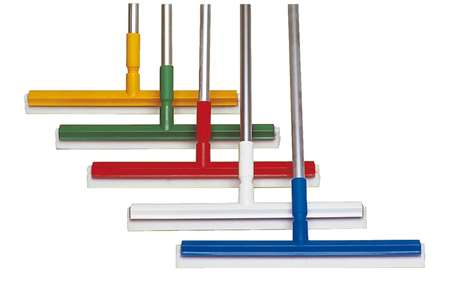 Image de RACLETTE SOL POLYPROPYLENE 50CM MONTURE ROUGE MOUSSE BLC*