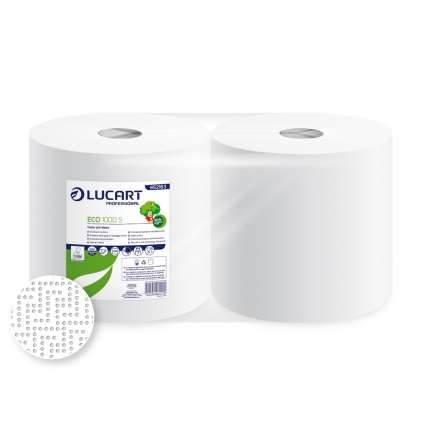 Image de BOBINE 1000F ECOLABEL 220 X 300 MM GAUFFRE (Colis de 2)