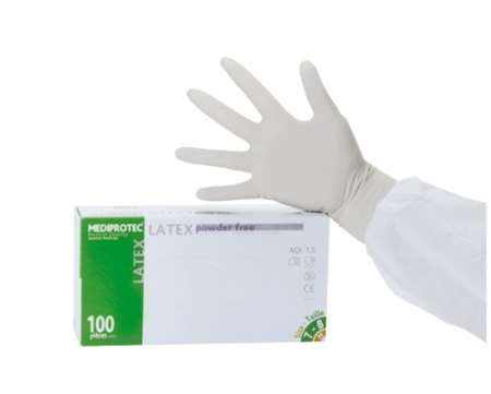 Image de GANT LATEX NON POUDRE USAGE UNIQUE TAILLE L BOITE DE 100