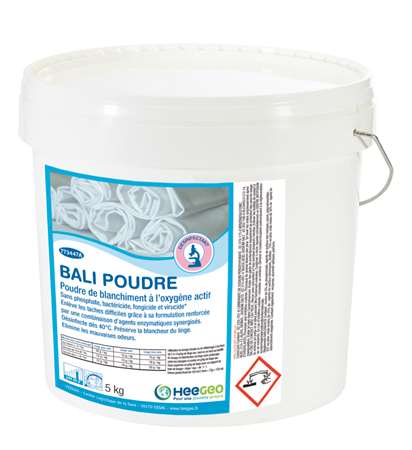 LESSIVE BALI POUDRE ACTIVATEUR SEAU DE 5KG