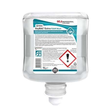 Image de OXYBAC EXTRA MOUSSE LAVANTE DESINFECTANTE MAINS COLIS 6X1L
