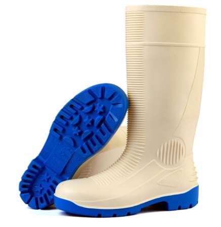 Image de BOTTE ALIMENTAIRE BLANCHE EMBOUT COQUE ACIER T39