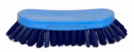 Image de BROSSE PAPILLON ALIMENTAIRE POLYESTER MI-DUR BLEUE 24CM