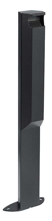 Image de CENDRIER A FIXER/POSER ARKEA 3L SUR POTEAU GRIS MANGANESE