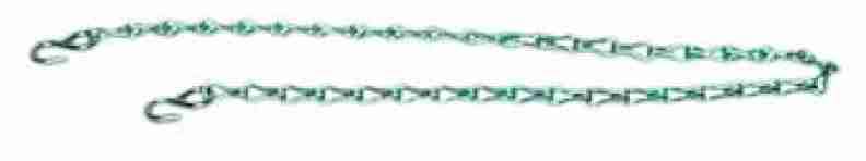 Image de CHAINETTE INOX + 2 ESSES 50CM POUR BROSSE A ONGLES