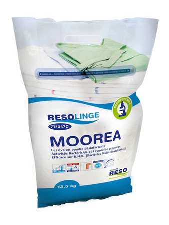 LESSIVE POUDRE DESINFECTANTE MOOREA SAC DE 13.5KG
