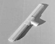 Image de RACLETTE SOL MOUSSE BLANCHE 55CM