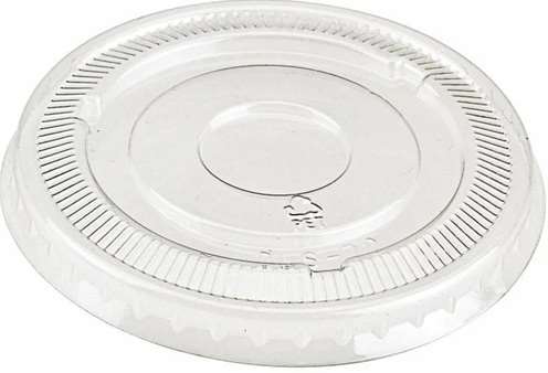 Image de COUVERCLE PLAT RPET POUR POT8OZ/237ML (Colis de 1000)