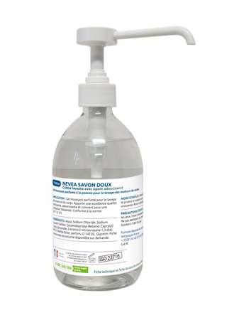 Image de NEVEA SAVON DOUX FLACON 500ML (Colis de 12)